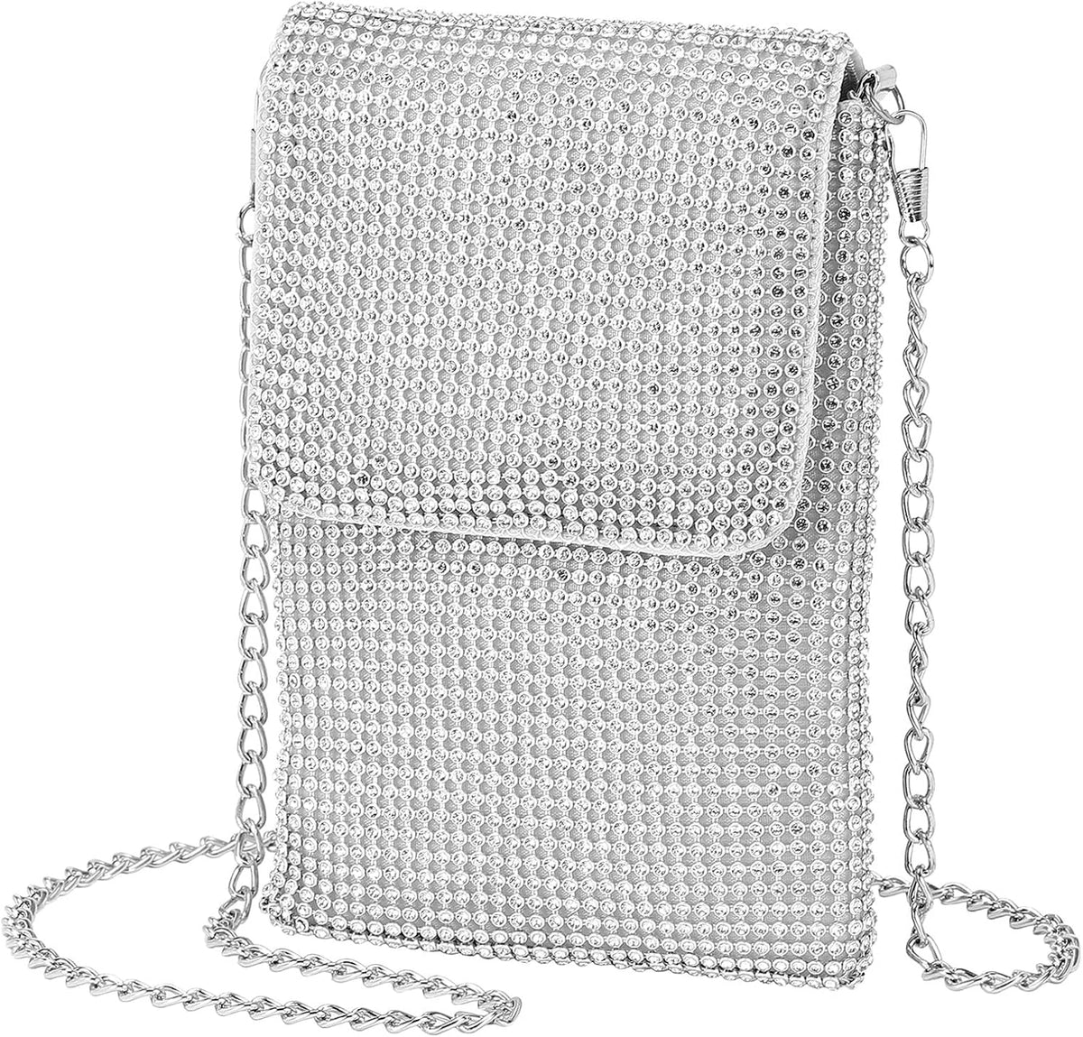 Evening Handbags Clutch Purses for Women, Crossbody Bag Crystal Rhinestone Purse Shoulder Bag Sparkly