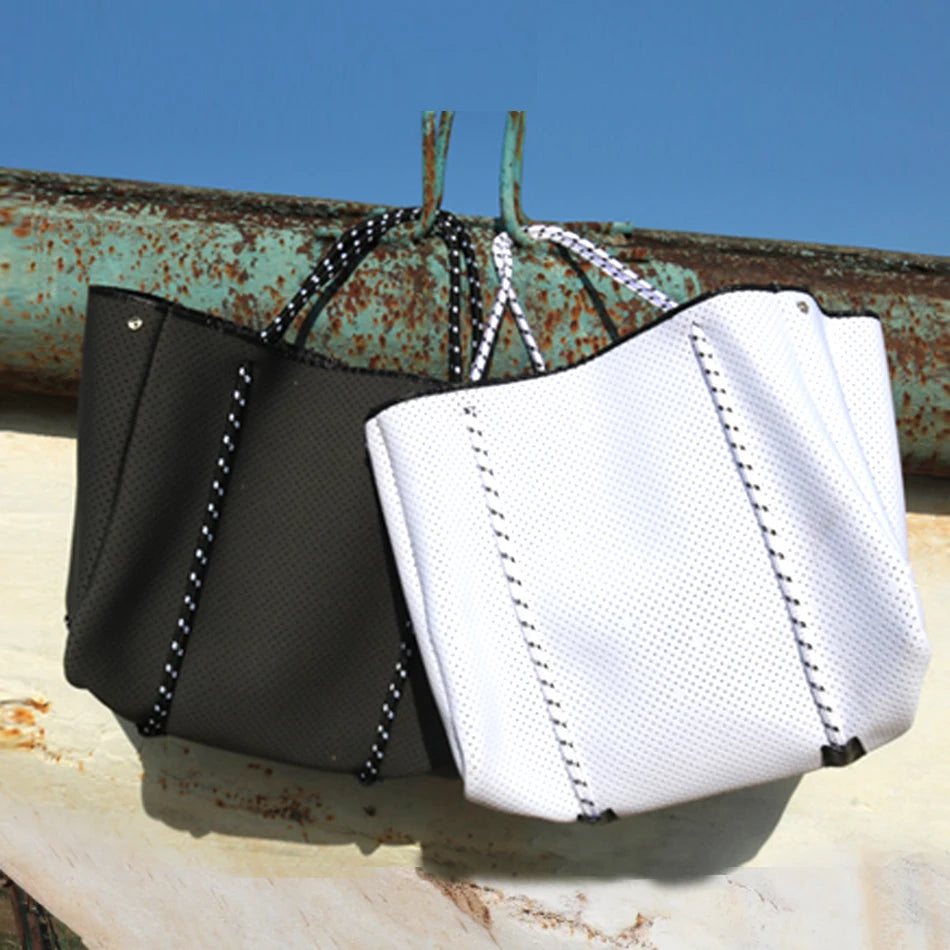 Luxury Tote Shoulder Bag for Women Large Beach Neoprene Light Handbags Bolsas Female