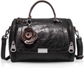 NICOLE&DORIS Fashion Handbags for Women Top-Handle Bag Retro Crossbody Bag Flower Handbags for Lady Messenger Bag Elegant Shoulder Bag
