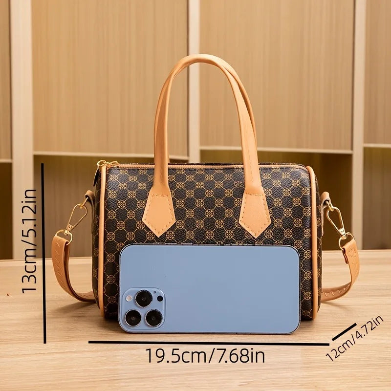 Vintage Style Handbags Crossbody Bag Adjustable Strap Women Messenger Shoulder Bag Sophisticated Accessory Tote Bag Purse Chic