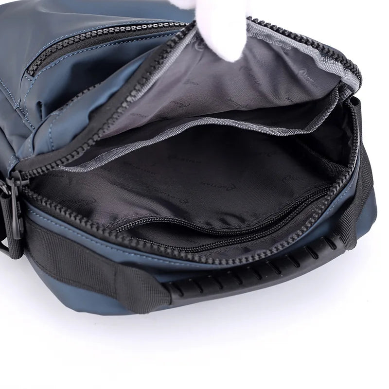 Man Classic Messenger Bag Men'S Multifunction Shoulder Sling Pack Nylon Business Crossbody Flap Male Simple Handbags