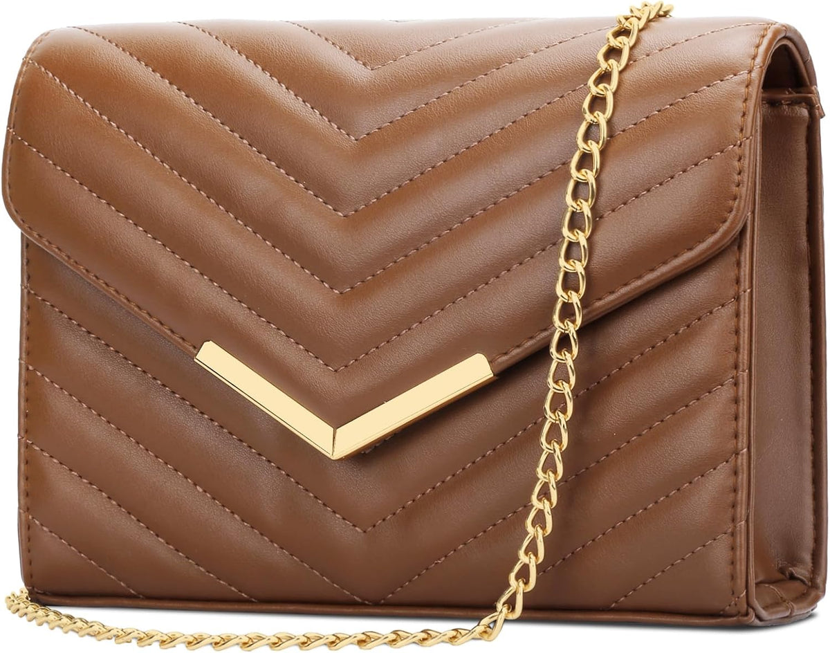 Women'S K-01428A Chevron Clutch Clutch Purse