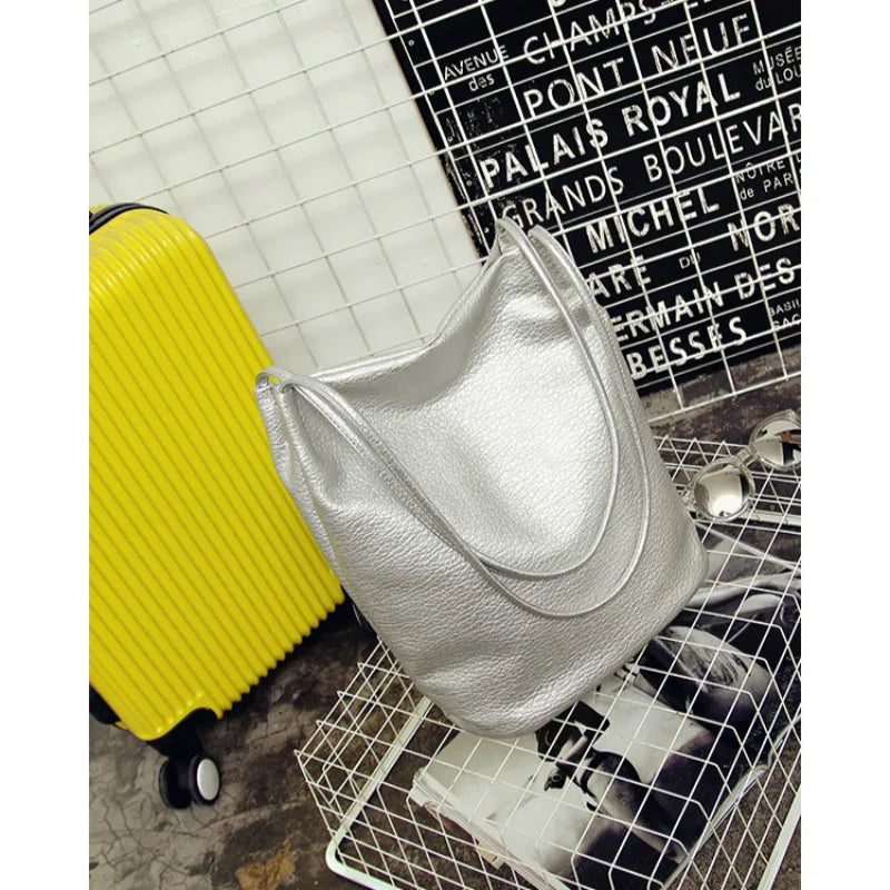 Women'S Soft Leather Handbag High Quality Women Shoulder Bag Luxury Brand Tassel Bucket Bag Fashion Women'S Handbags