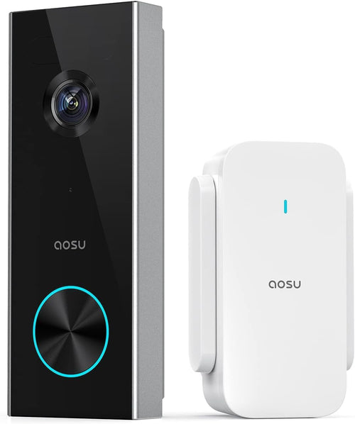 Video Doorbell Wireless, 2K HD Doorbell Camera Wireless,Battery-Powered Doorbell Camera,2.4Ghz Wi-Fi,Human Detection,180-Day Battery Life,Video Calling,Voice Changer,Work with Alexa