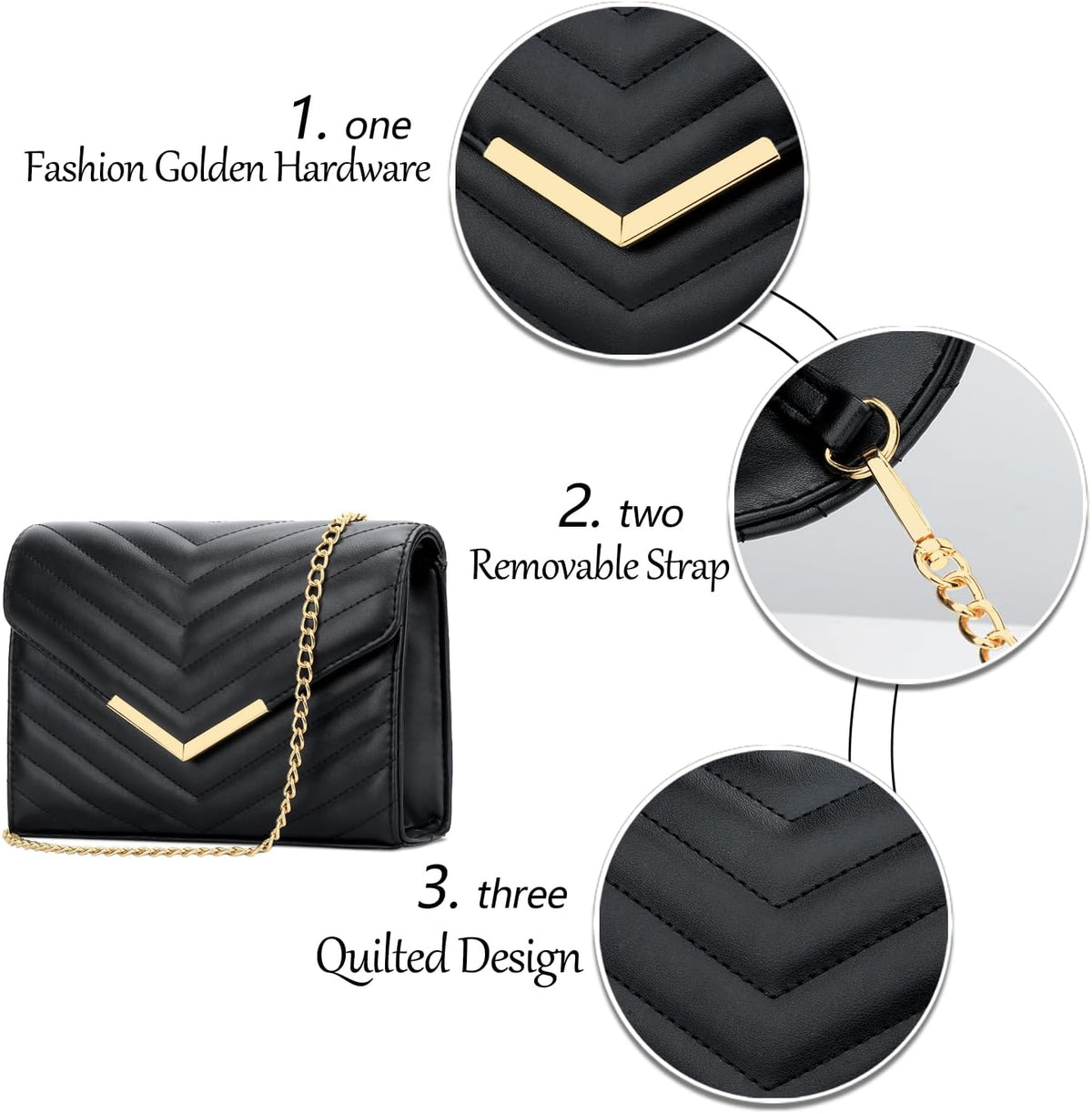 Women'S K-01428A Chevron Clutch Clutch Purse