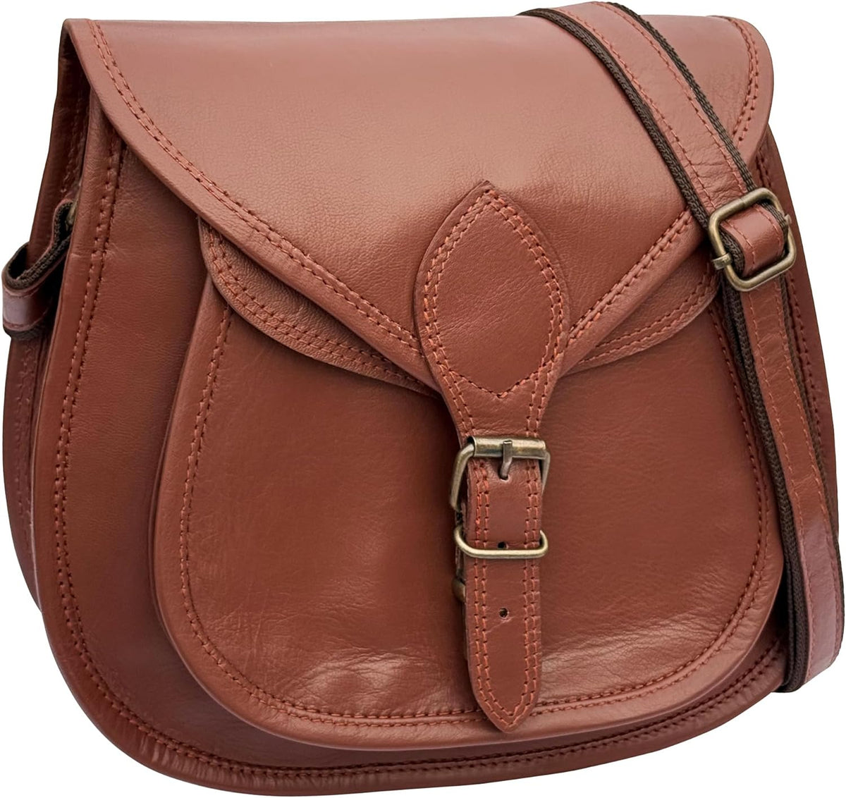 Leather Crossbody Satchel Bag Vintage Purses Handbags for Women | Vintage, Leather