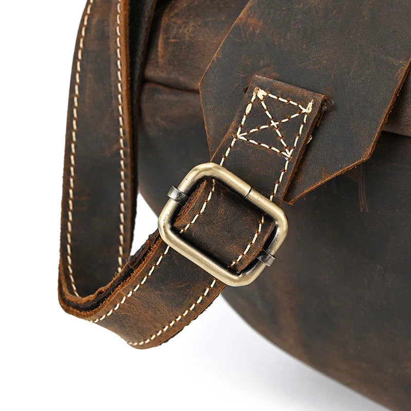 Damen Leder Rucksack 20L Kalyra – Vintage Backpack Aus Echtleder