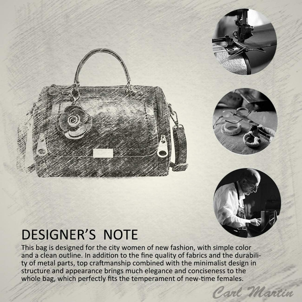 NICOLE&DORIS Fashion Handbags for Women Top-Handle Bag Retro Crossbody Bag Flower Handbags for Lady Messenger Bag Elegant Shoulder Bag