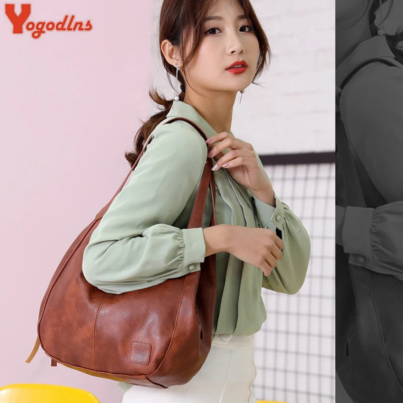 Vintage Women Hand Bag Designers Luxury Handbags Women Shoulder Tote Female Top-Handle Bags Fashion Brand