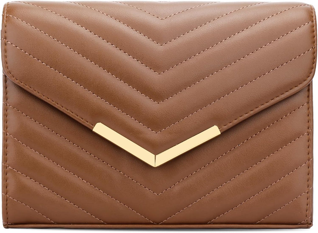 Women'S K-01428A Chevron Clutch Clutch Purse