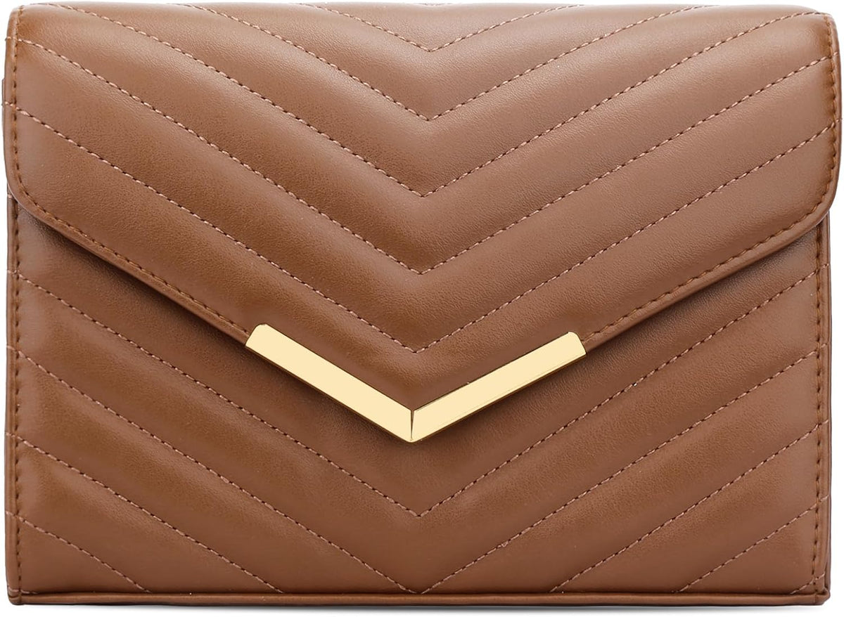 Women'S K-01428A Chevron Clutch Clutch Purse