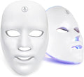 LED Light Therapy Facial Mask - 7 Color Photon Treatment for Skin Rejuvenation, Anti-Aging, Acne Reduction, and Wrinkle Prevention