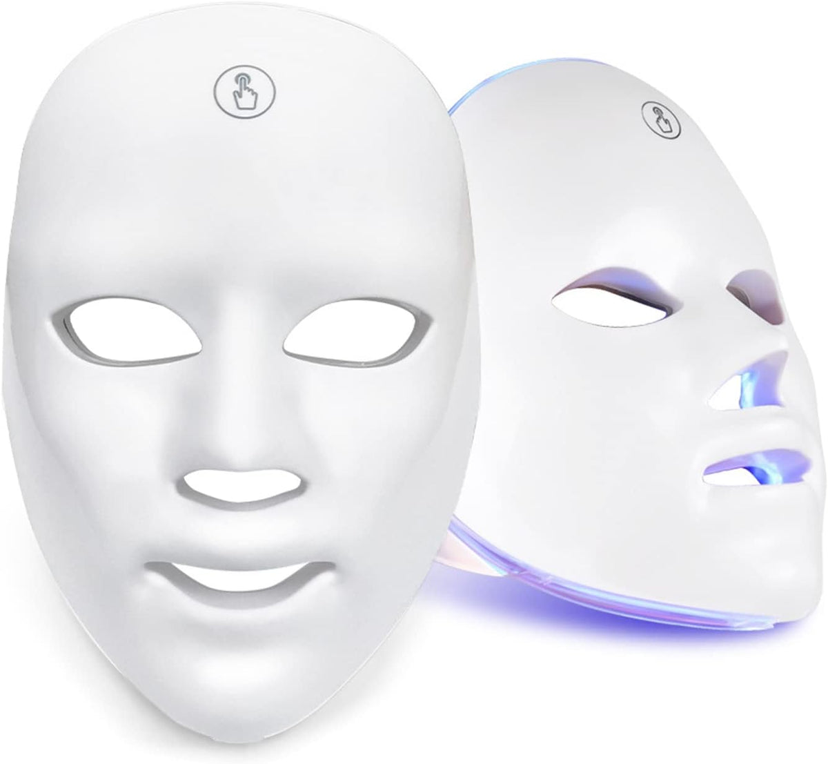 LED Light Therapy Facial Mask - 7 Color Photon Treatment for Skin Rejuvenation, Anti-Aging, Acne Reduction, and Wrinkle Prevention
