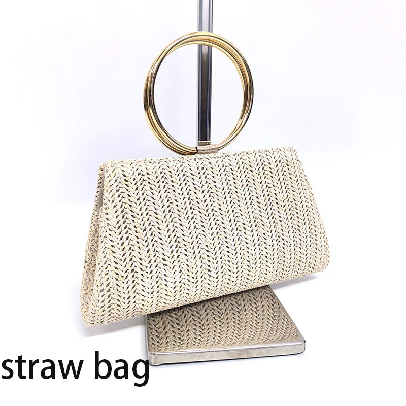 Woman Evening Bag Diamond Rhinestone Clutch Crystal Day Lady Wallet Wedding Purse Party Banquet Silver Handbags Clutches Tote