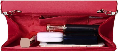 Clutch Bag Evening Bag Handbags Purse Handbag with Detachable Chain Strap for Wedding Cocktail Party Ladies