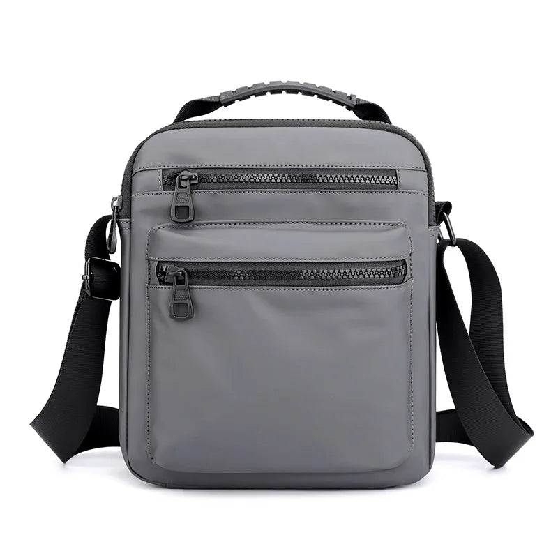 Man Classic Messenger Bag Men'S Multifunction Shoulder Sling Pack Nylon Business Crossbody Flap Male Simple Handbags