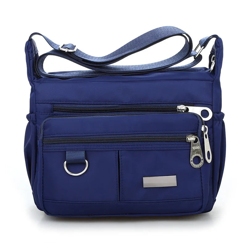 Casual Women Shoulder Messenger Bag Oxford Waterproof Zipper Handbags Package Female Large Capacity Travel Crossbody Bag