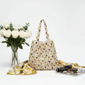 Womens Beaded Beach Bag Casual Women Special Woven Bag