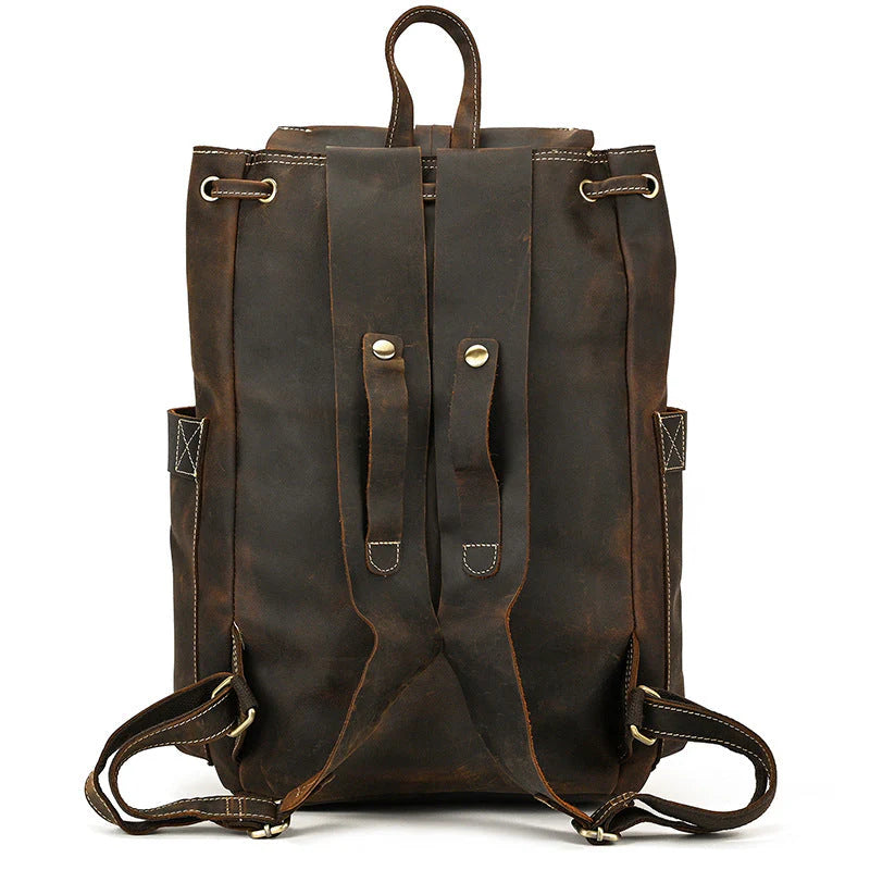 Damen Leder Rucksack 20L Kalyra – Vintage Backpack Aus Echtleder