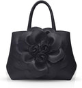 Stylish Handbags for Women Flower Top Handle Handbags Designer Shoulder Bag PU Leather Crossbody Bag Pretty Bag