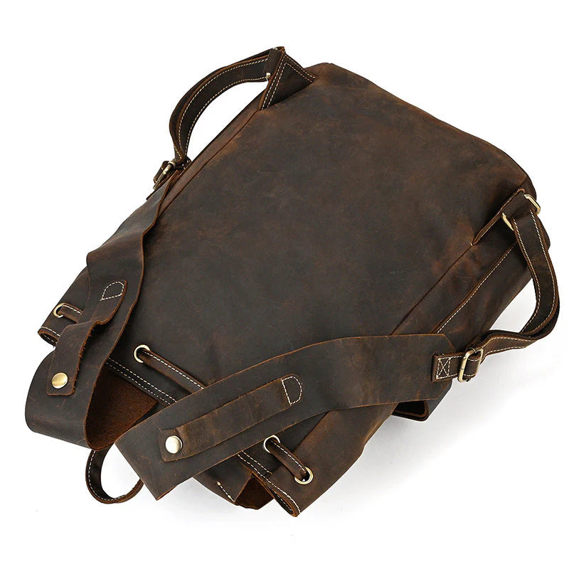 Damen Leder Rucksack 20L Kalyra – Vintage Backpack Aus Echtleder