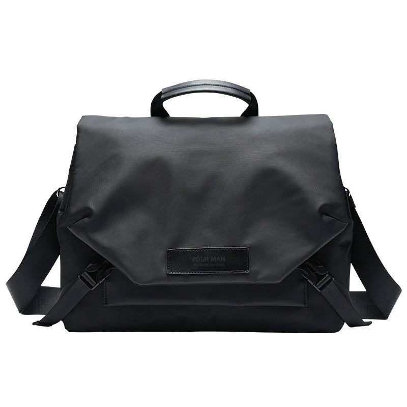 Casual Men'S Crossbody Bag Large Capacity Motorcycle Crossbody Shoulder Bag Men Oxford Waterproof Laptop Handbags Male Satchels