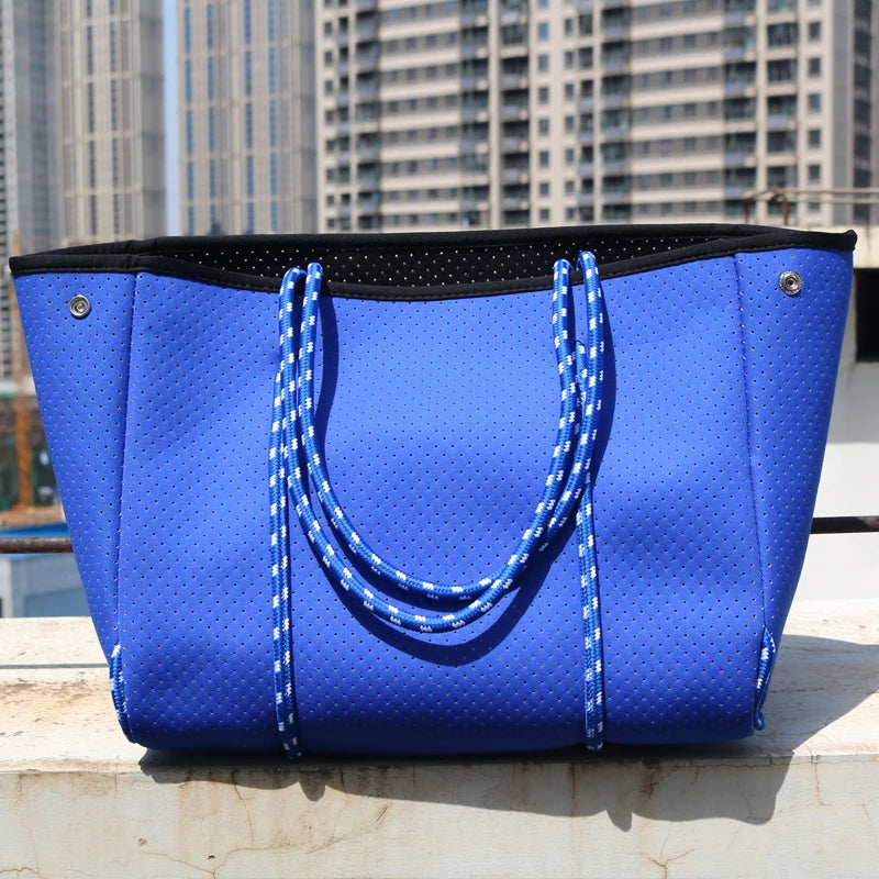Luxury Tote Shoulder Bag for Women Large Beach Neoprene Light Handbags Bolsas Female