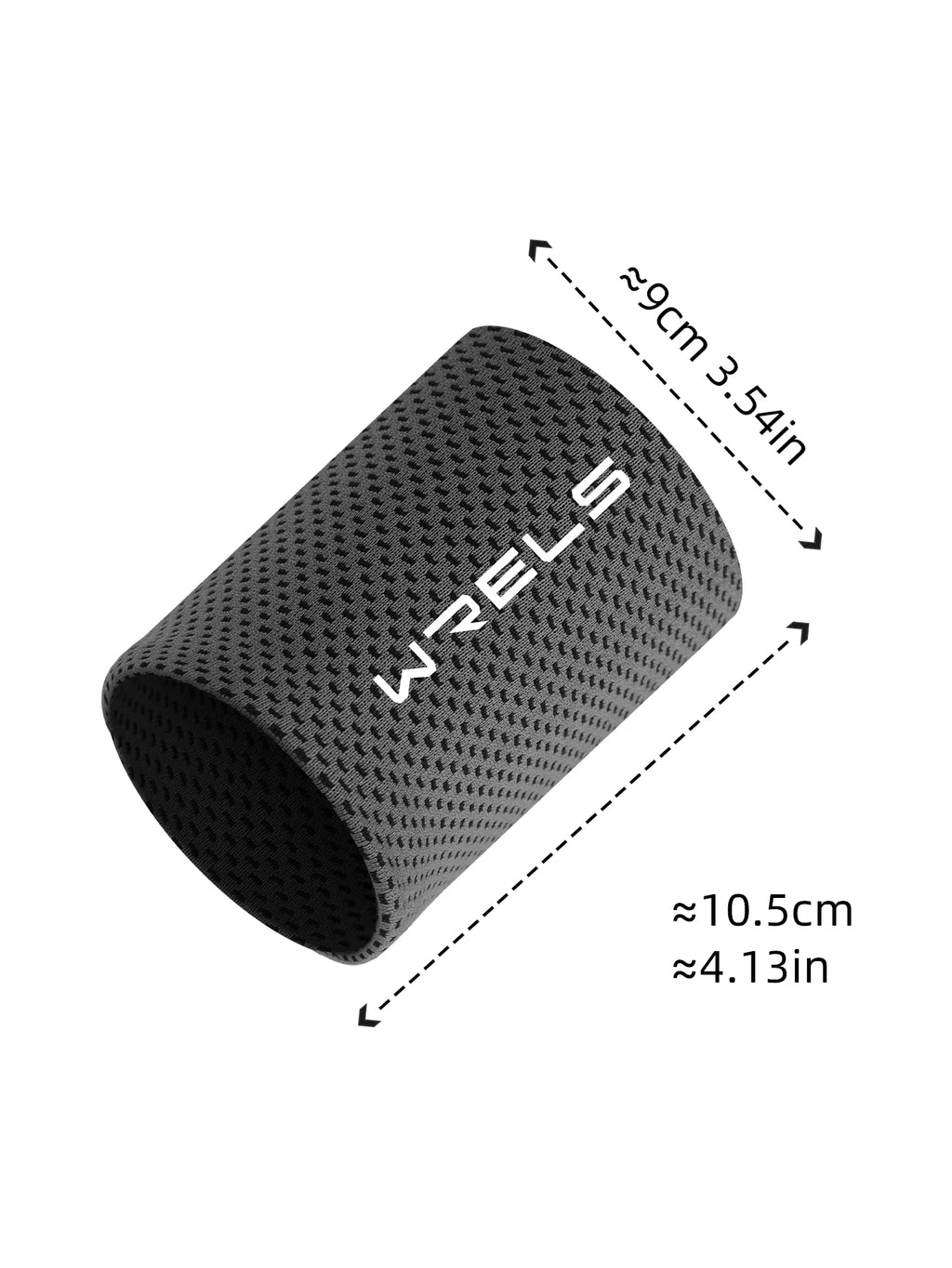 WRELS Cold Wristband Sport Bracers Sweat Towel Cuff Tennis Sweat Bands Guard for Basketball Fitness Sweat Absorption Wristband