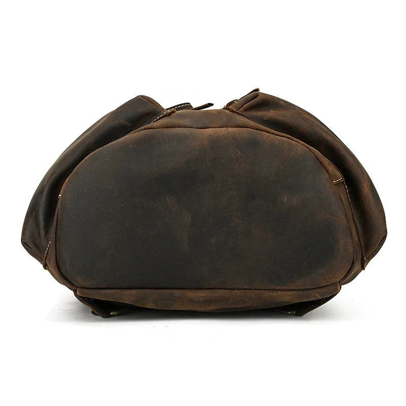 Damen Leder Rucksack 20L Kalyra – Vintage Backpack Aus Echtleder