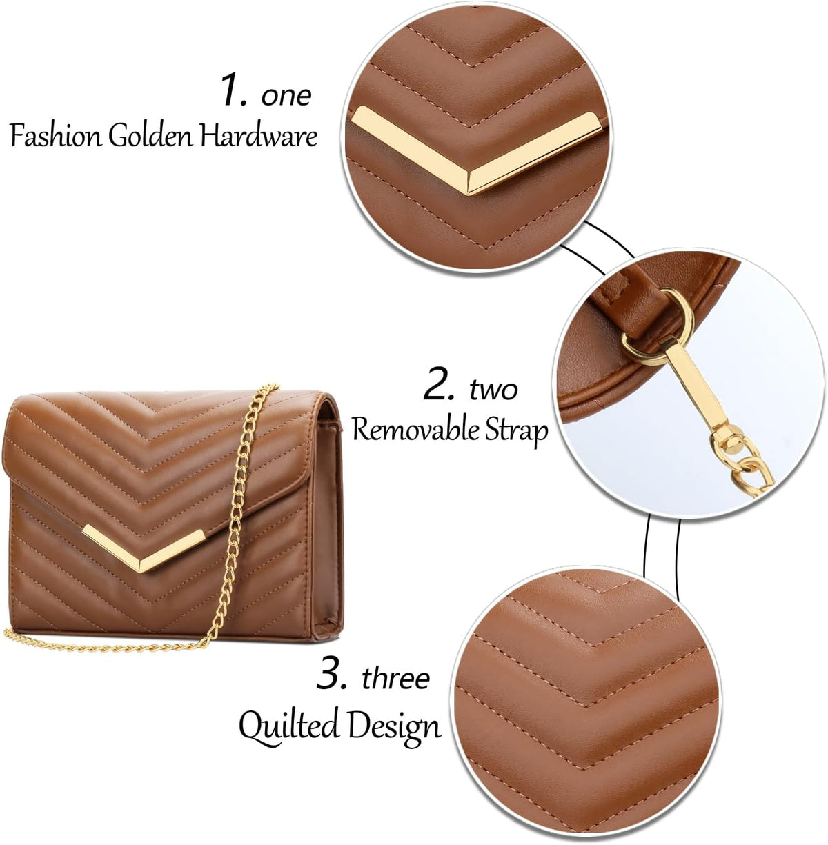 Women'S K-01428A Chevron Clutch Clutch Purse