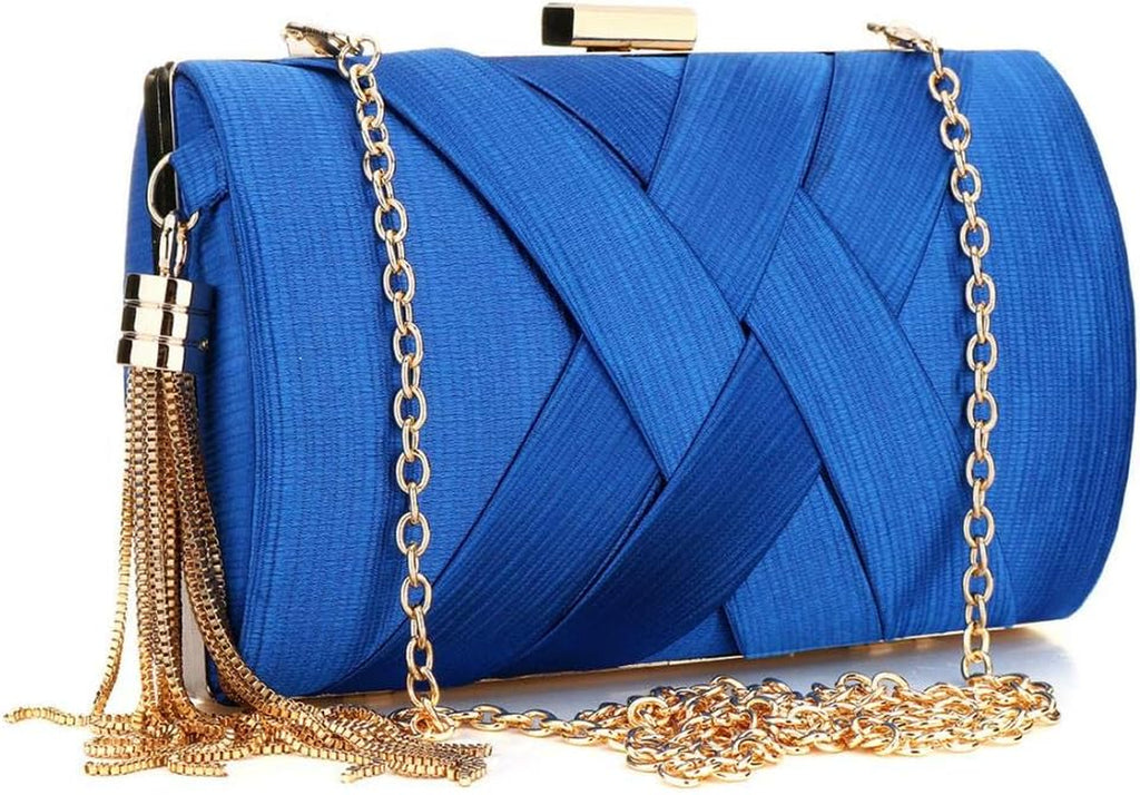 Womens Clutch Purse Ladies Prom Party Wedding Bags Designer Evening Bags, Womens Stunning Tassel Clutch Handbag Ladies Shoulder Bags