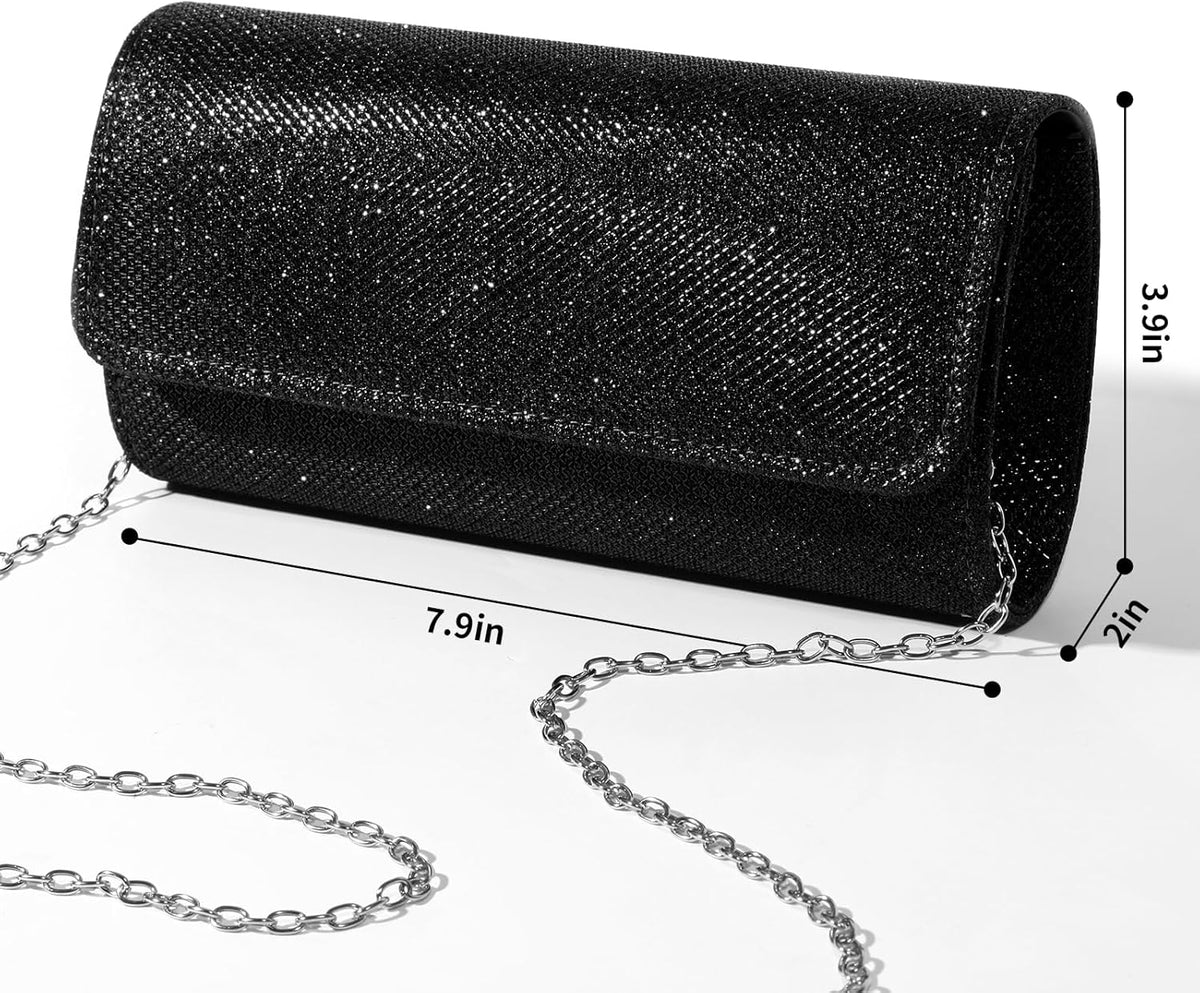 Clutch Bag Evening Bag Handbags Purse Handbag with Detachable Chain Strap for Wedding Cocktail Party Ladies