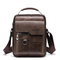 New Men Crossbody Bag Shoulder Bags Vintage Handbags Large Capacity PU Leather for Man Messenger Tote