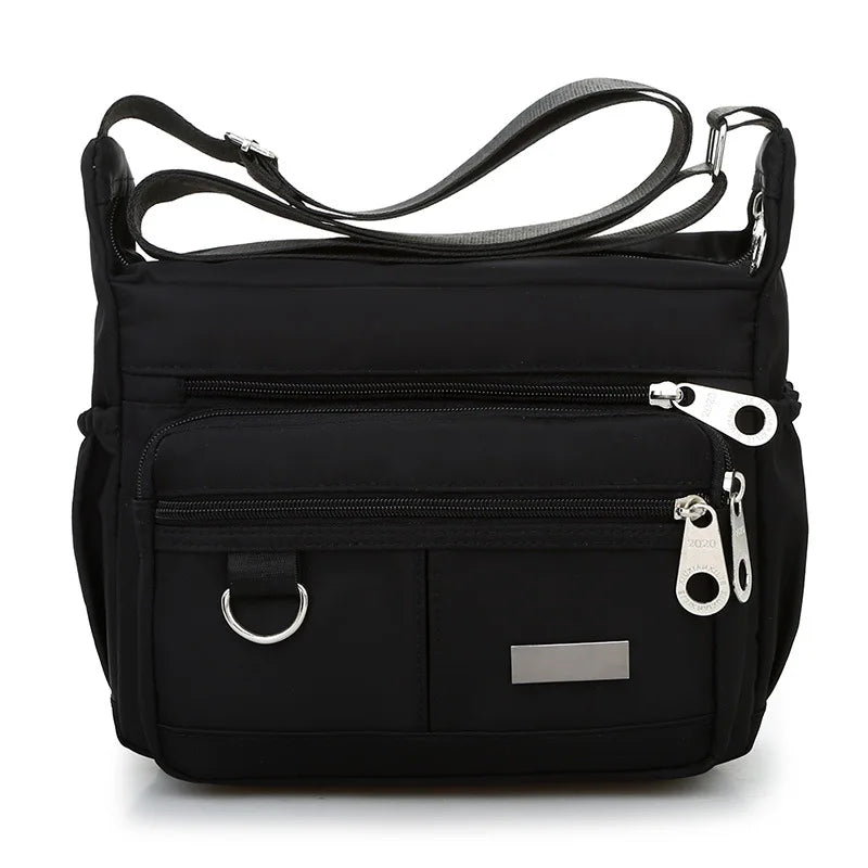 Casual Women Shoulder Messenger Bag Oxford Waterproof Zipper Handbags Package Female Large Capacity Travel Crossbody Bag