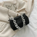 Summer Trend Luxury Fashion Travel Shoulder Handbags Purses Bling Diamond Design Small Crossbody Messenger Bags for Women