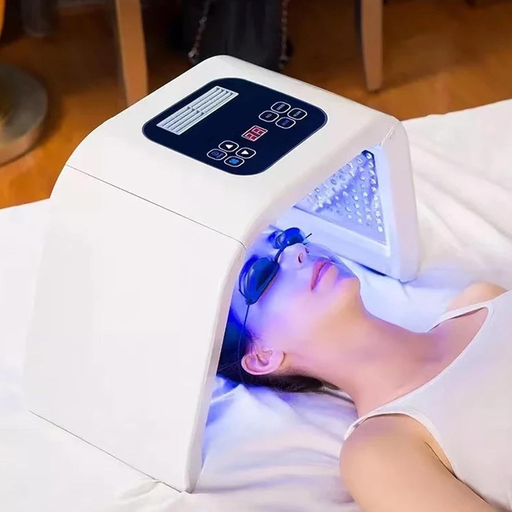 ‌LED Face Light Therapy Mask‌, Red Light Therapy Mask, 7 Colour LED Light Therapy for Face‌ & Body, Rejuvenating Skin Care Device for Home SPA Relaxation