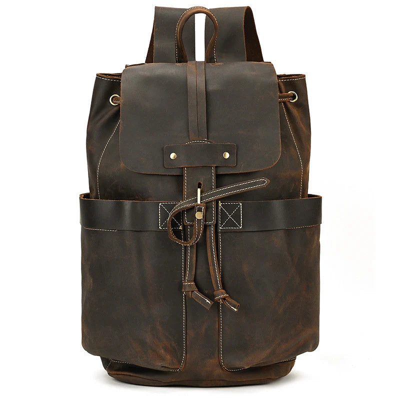 Damen Leder Rucksack 20L Kalyra – Vintage Backpack Aus Echtleder